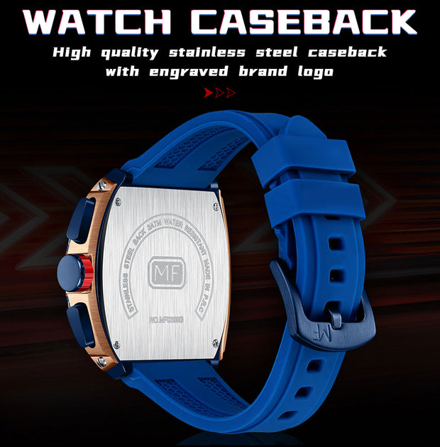 MINI FOCUS - MF0399 - Quartz - Bracelet en silicone résistant  - Résistante à l'eau