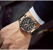 MINI FOCUS - MF0470 - Quartz - Bracelet en Acier inoxidable - Résistante à l'eau