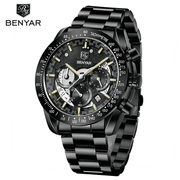 Benyar 5120 – Montre Homme Chronographe Acier Inoxydable Luxe