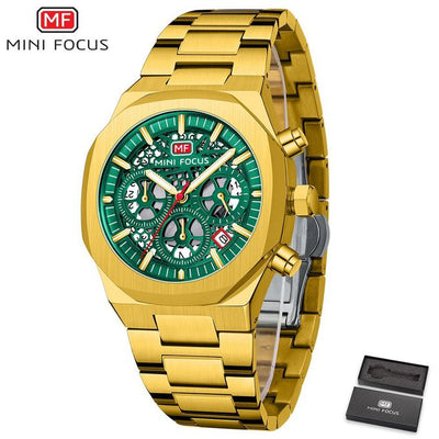 MINI FOCUS - MF0411 - Quartz - Bracelet en Acier Inoxidable - Résistante à l'eau