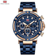 MINI FOCUS - MF0470 - Quartz - Bracelet en Acier inoxidable - Résistante à l'eau