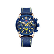 MINI FOCUS - MF0288 - Quartz - Bracelet en 100% Cuir - Résistante à l'eau