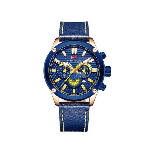 MINI FOCUS - MF0288 - Quartz - Bracelet en 100% Cuir - Résistante à l'eau