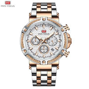 MINI FOCUS - MF0470 - Quartz - Bracelet en Acier inoxidable - Résistante à l'eau