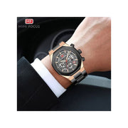 MINI FOCUS - MF0411 - Quartz - Bracelet en Acier Inoxidable - Résistante à l'eau