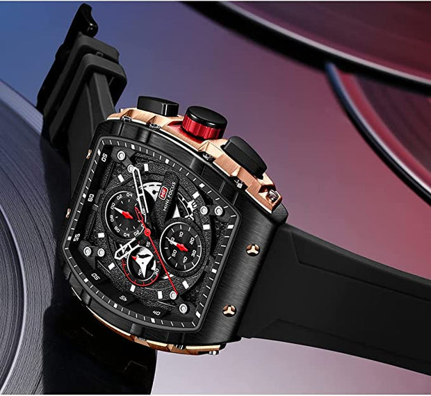 MINI FOCUS - MF0399 - Quartz - Bracelet en silicone résistant  - Résistante à l'eau