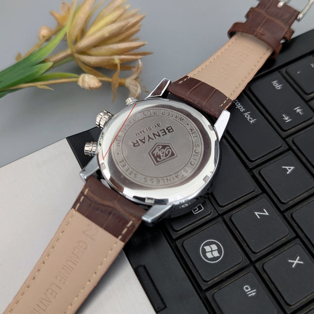 Montre BENYAR 5104 STP Homme – Chronographe Sport & Élégance