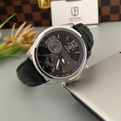 Benyar 5171 – Montre Homme Sport Chronographe Cuir