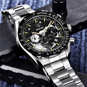 Benyar 5120 – Montre Homme Chronographe Acier Inoxydable Luxe