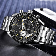 Benyar 5120 – Montre Homme Chronographe Acier Inoxydable Luxe