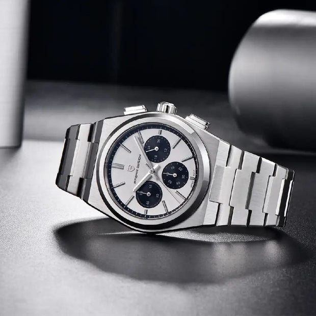 Pagani Design 1762 – Montre Panda Chronographe Homme Style Royal