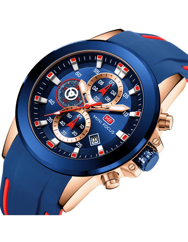 MINI FOCUS - MF0287 - Quartz - Silicone - Résistante à l'eau