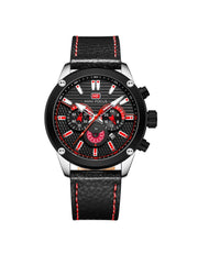 MINI FOCUS - MF0288 - Quartz - Bracelet en 100% Cuir - Résistante à l'eau