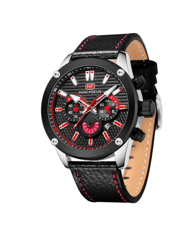 MINI FOCUS - MF0288 - Quartz - Bracelet en 100% Cuir - Résistante à l'eau