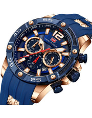 MINI FOCUS - MF0349 - Quartz - Bracelet en Silicone - Résistante à l'eau