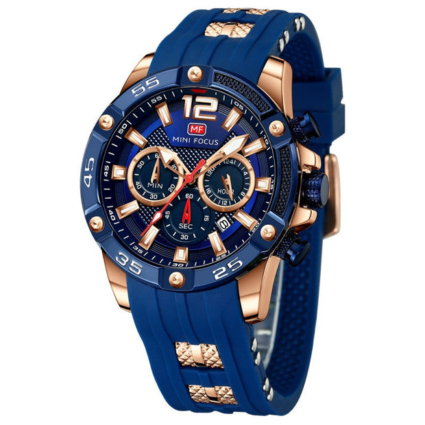 MINI FOCUS - MF0349 - Quartz - Bracelet en Silicone - Résistante à l'eau