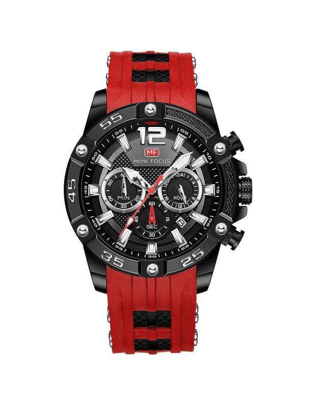 MINI FOCUS - MF0349 - Quartz - Bracelet en Silicone - Résistante à l'eau