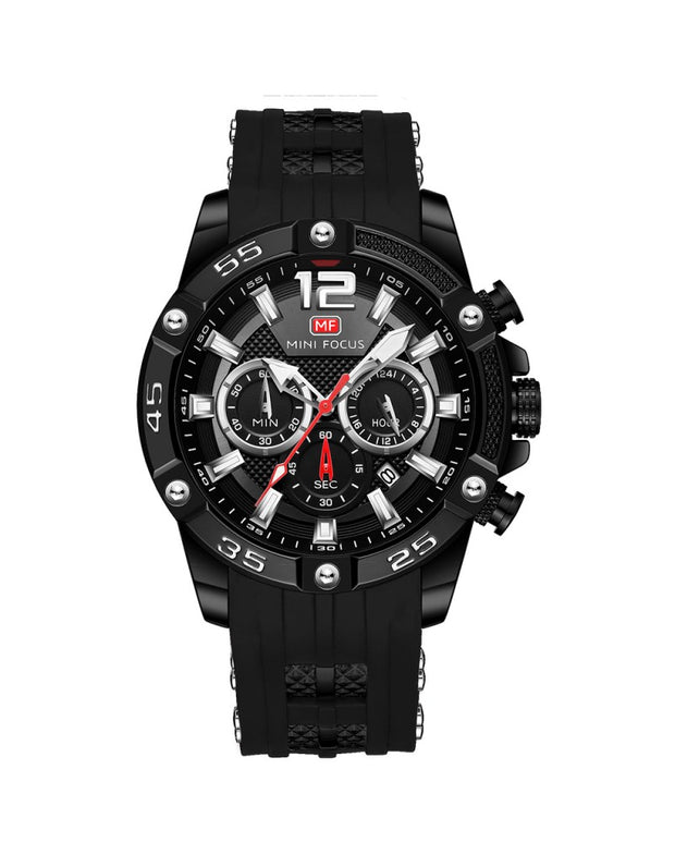 MINI FOCUS - MF0349 - Quartz - Bracelet en Silicone - Résistante à l'eau