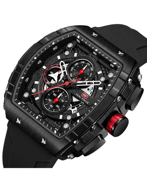 MINI FOCUS - MF0399 - Quartz - Bracelet en silicone résistant  - Résistante à l'eau