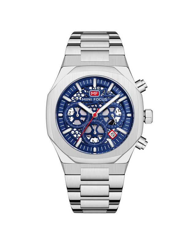 MINI FOCUS - MF0411 - Quartz - Bracelet en Acier Inoxidable - Résistante à l'eau