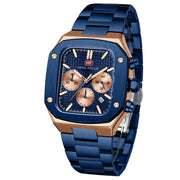 MINI FOCUS - MF0414 - Quartz -  Acier Chronographe  - Résistante à l'eau