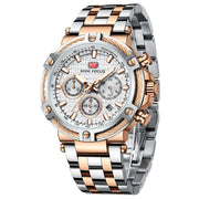 MINI FOCUS - MF0470 - Quartz - Bracelet en Acier inoxidable - Résistante à l'eau