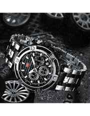 MINI FOCUS - MF0470 - Quartz - Bracelet en Acier inoxidable - Résistante à l'eau