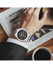 MINI FOCUS - MF0471 - Quartz - Bracelet en Acier inoxidable - Résistante à l'eau