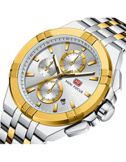 MINI FOCUS - MF0471 - Quartz - Bracelet en Acier inoxidable - Résistante à l'eau