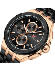 MINI FOCUS - MF0471 - Quartz - Bracelet en Acier inoxidable - Résistante à l'eau