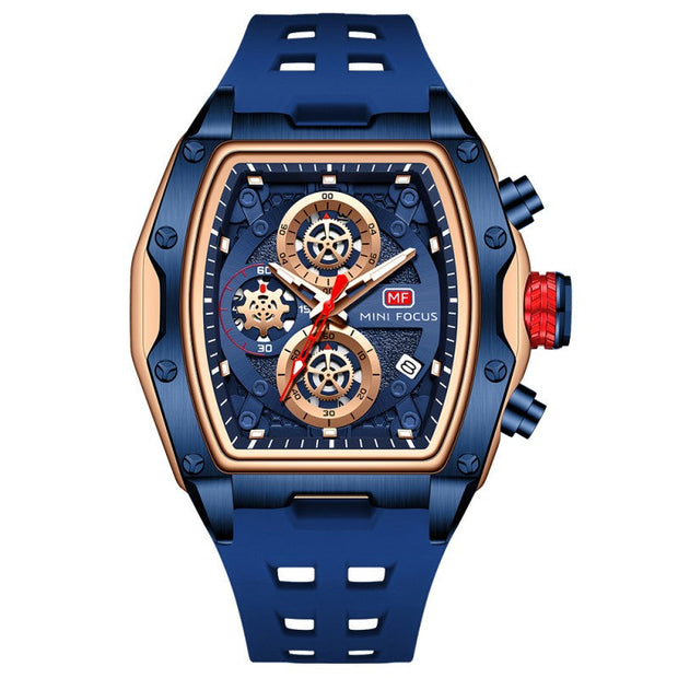 MINI FOCUS - MF0473 - Quartz - Bracelet en Silicone - Résistante à l'eau