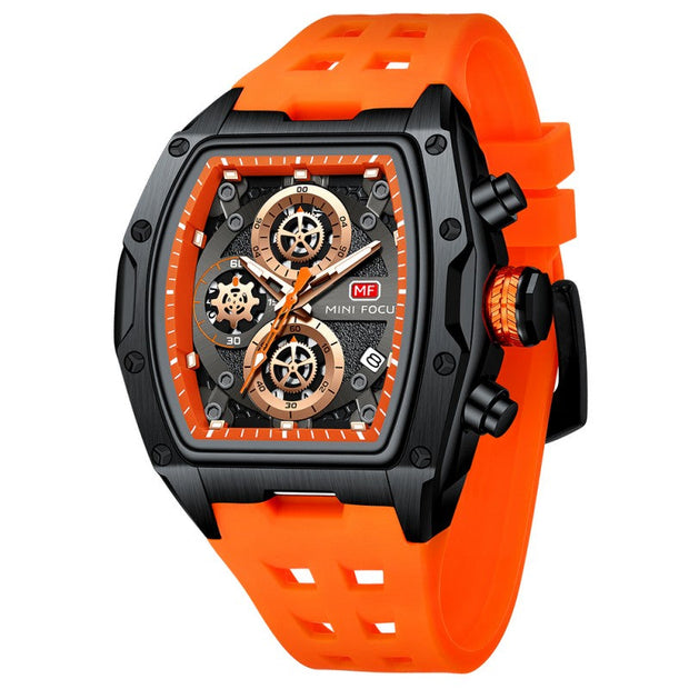 MINI FOCUS - MF0473 - Quartz - Bracelet en Silicone - Résistante à l'eau