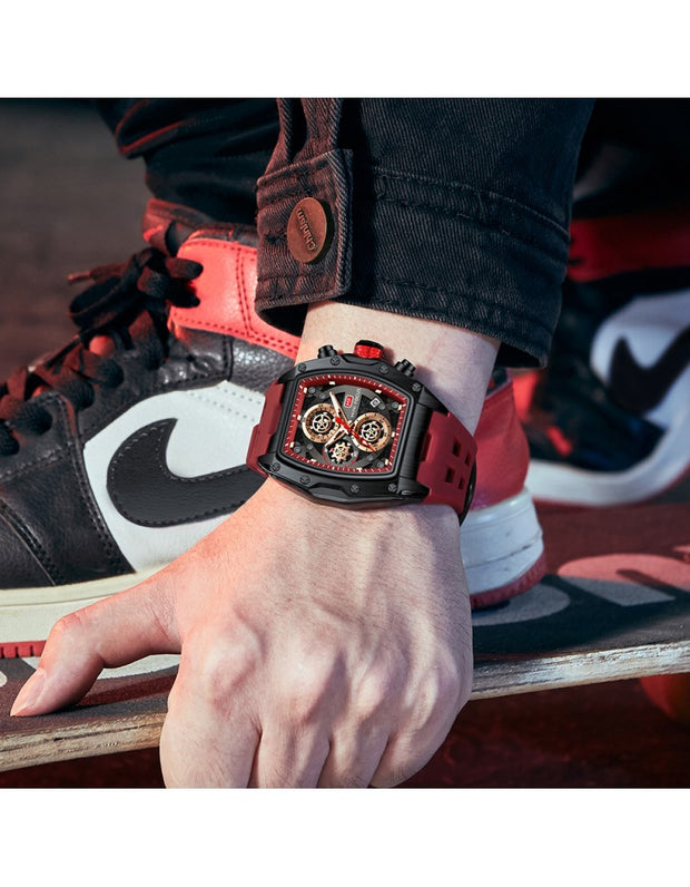 MINI FOCUS - MF0473 - Quartz - Bracelet en Silicone - Résistante à l'eau