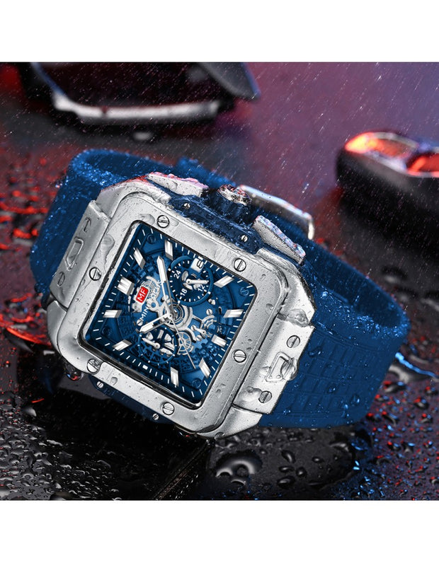 MINI FOCUS - MF0475 - Quartz - Bracelet en silicone résistant  - Résistante à l'eau