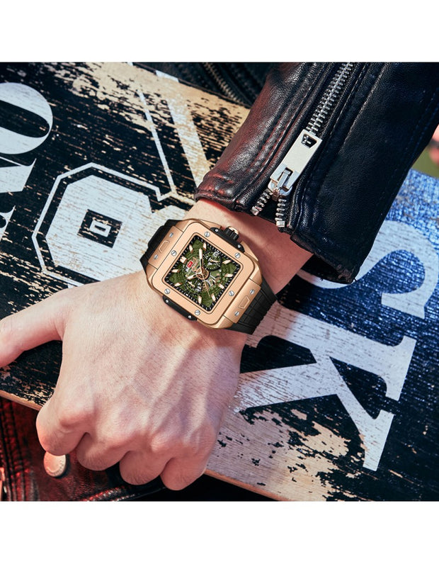 MINI FOCUS - MF0475 - Quartz - Bracelet en silicone résistant  - Résistante à l'eau