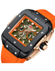 MINI FOCUS - MF0475 - Quartz - Bracelet en silicone résistant  - Résistante à l'eau