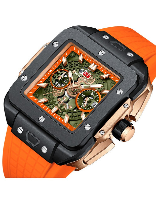 MINI FOCUS - MF0475 - Quartz - Bracelet en silicone résistant  - Résistante à l'eau