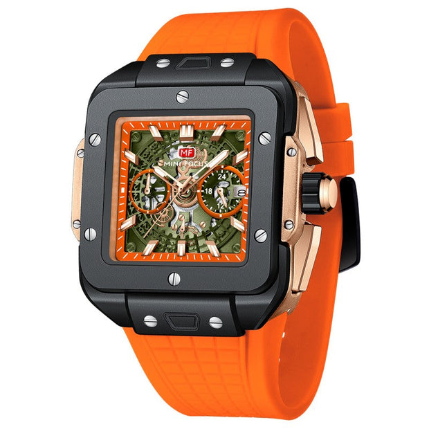 MINI FOCUS - MF0475 - Quartz - Bracelet en silicone résistant  - Résistante à l'eau