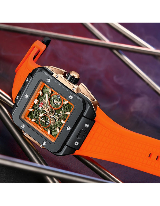 MINI FOCUS - MF0475 - Quartz - Bracelet en silicone résistant  - Résistante à l'eau