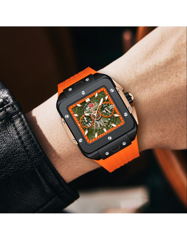 MINI FOCUS - MF0475 - Quartz - Bracelet en silicone résistant  - Résistante à l'eau