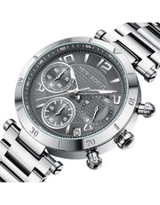 MINI FOCUS - 0489 - Quartz - Acier Inoxydable - Élégante et Multifonctionnelle