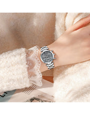 MINI FOCUS - 0489 - Quartz - Acier Inoxydable - Élégante et Multifonctionnelle