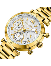 MINI FOCUS - 0489 - Quartz - Acier Inoxydable - Élégante et Multifonctionnelle