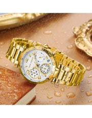 MINI FOCUS - 0489 - Quartz - Acier Inoxydable - Élégante et Multifonctionnelle