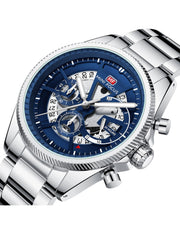 MINI FOCUS - MF 0490 - Quartz - Bracelet en Acier Inoxidable - Résistante à l'eau