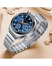 MINI FOCUS - 0491 L - Quartz - Acier Inoxydable - Élégante et Multifonctionnelle