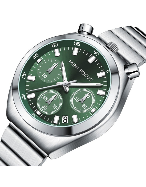 MINI FOCUS - 0491 L - Quartz - Acier Inoxydable - Élégante et Multifonctionnelle