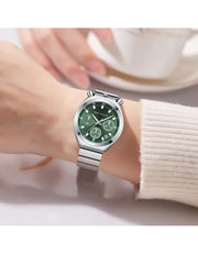 MINI FOCUS - 0491 L - Quartz - Acier Inoxydable - Élégante et Multifonctionnelle