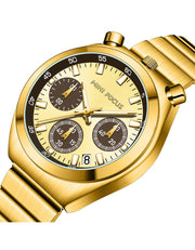 MINI FOCUS - 0491 L - Quartz - Acier Inoxydable - Élégante et Multifonctionnelle