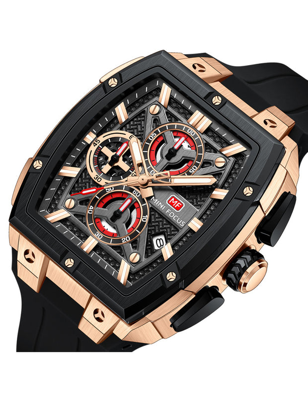 MINI FOCUS - MF 0602 - Quartz - Bracelet en Silicone - Résistante à l'eau